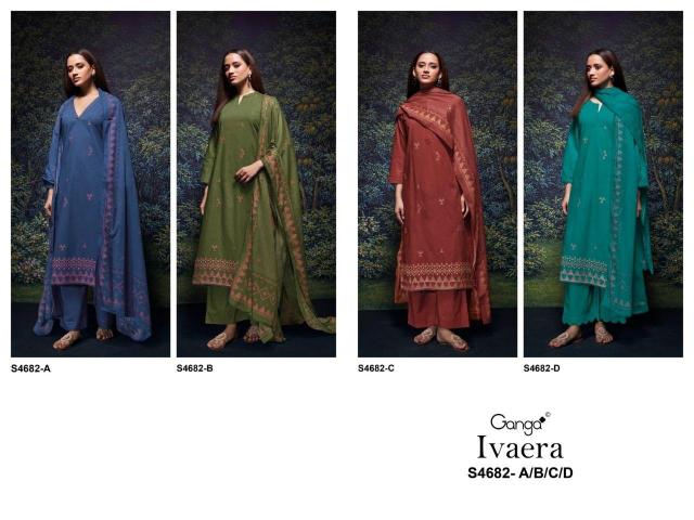 Ganga ivaers 4682 wholesale ladies dress material suppliers in chennai  - wholesale export